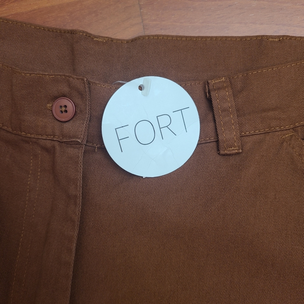 Ali Golden Painter Pant -Copper Womens L Pima Cotton New With Tags - Picture 6 of 7